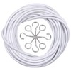 Fodlon Curtain Wire 10 m, White Curtain Wire Rope with