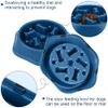 TOCOZOC Plato para Perro, 2 Piezas de Comedero Lento para
