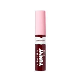 COVERGIRL - Clean Fresh Yummy Gloss, yummy formula, infused with Hyaluronic Acid and naturally-derived Antioxidants, for instant hydration, supple and healthy-looking lips, clean, vegan and gluten-free - Acai You Later - 300