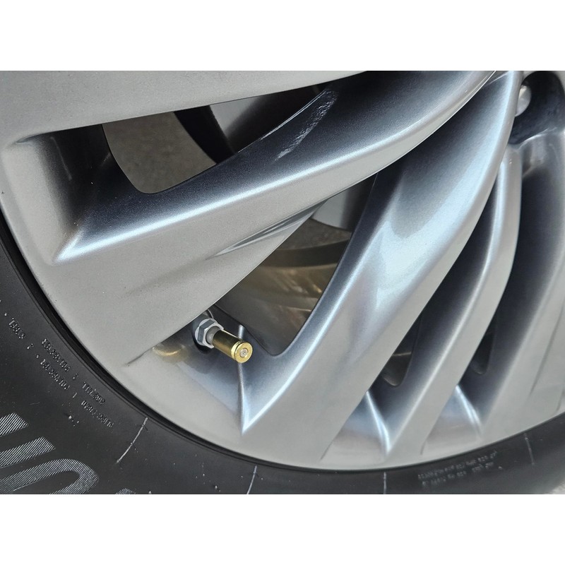 9mm Caliber Bullet Shell Casing Universal Tire Valve Stem Caps