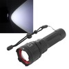 30W Zoomable Flashlights LED Metal Switch Super Bright Flashlight for