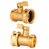 Sanpaint Water Hose Shut Off Valve, 2 Pack Heavy Duty