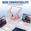JOYEKY Laptop Stand for Desk, Adjustable Computer Stand with 360°