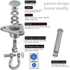 Dakzhou Stainless Steel Hanger with Smooth Swing Bearings, Heavy Duty