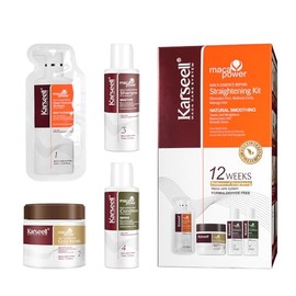 Karseell Kit de Alisado de Keratina para Uso en Casa, 4 Piezas