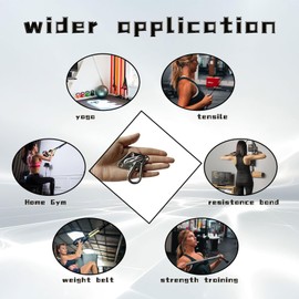 DBIGQ Heavy duty Resistance band wall anchor, Space Saving Workout Anchors Wall Resistance with Hook for Fitness Bands, Hammock Stand Swing Chair Yoga Swing Ceiling Hook Indoor Outdoor Use