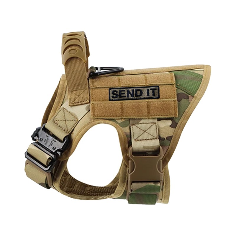 2 Pcs Embroidered Morale Patch - Send It, Funny Morale