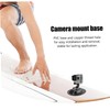 Kisangel 3pcs Surfboard Camera Mount Base Lightweight Action Camera Holder