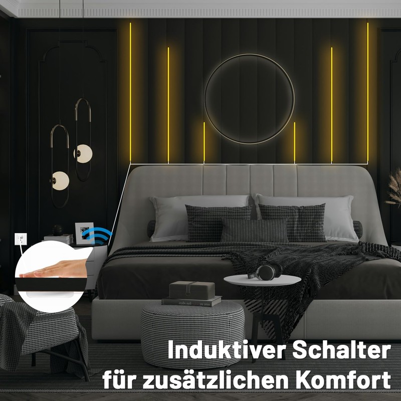 Lichaser COB LED Strip 2 m, 6 Rolls 12 V