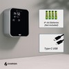 GentleJet AuraJet Automatic Soap Dispenser Touchless - Adjustable Levels, Digital