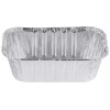 VeZee Aluminum Pans Disposable 1 Lb Rectangular Mini Loaf Small