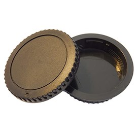vhbw LENS CAP COVER SET for Canon EOS 1D 5D Mark II 6D, 7D 20D 30D 40D 50D 60D 70D 350D 400D 450D 500D 550D 600D 650D 700D 1000D 1100D.