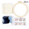 Punch Needle Embroidery kit DIY Frog Cross Stitch Hoop Craft