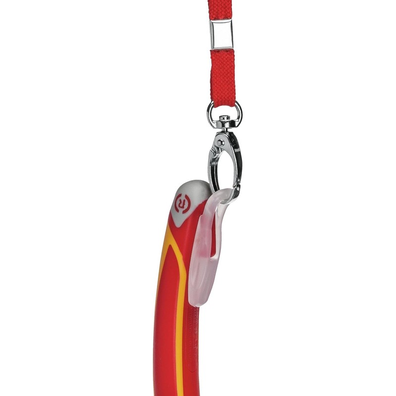 NWS 140-49-VDE-170-SB Number 140-49 VDE Chain Nose Pliers, Silver/Red, 170