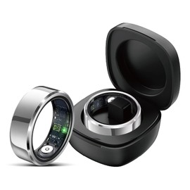 Smart Ring Android Fitness Ring Tracker Smart Rings for Men Women Sleep Tracker Sport Pedometer iOS Heart Rate Monitor Fitness Tracker Smart Ring Fitness Ring Health Ring Black Silver