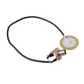 Lovermusic Socket Dia 0.25inch Piezo Transducer Pickup Microphone Contact Replacement Parts for Guitar