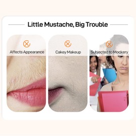 ARCHIDATE Hair Removal Cream for Women, 2Pcs Gentle Facial Hair Removal Cream with Aloe Vera Gel for Face Body Pubic Hair, Intimate Areas, Painless Depilatory, Fast Removal, for all Skin Type