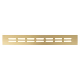 Repa Market Designer Ventilation Grille Gold 300 x 40mm / 12" x 1.5" Inch – Decorative Aluminum Air Vent Cover for Cabinet, Door, Floor – Elegant Furniture Vent Register – Modern Air Return Grille