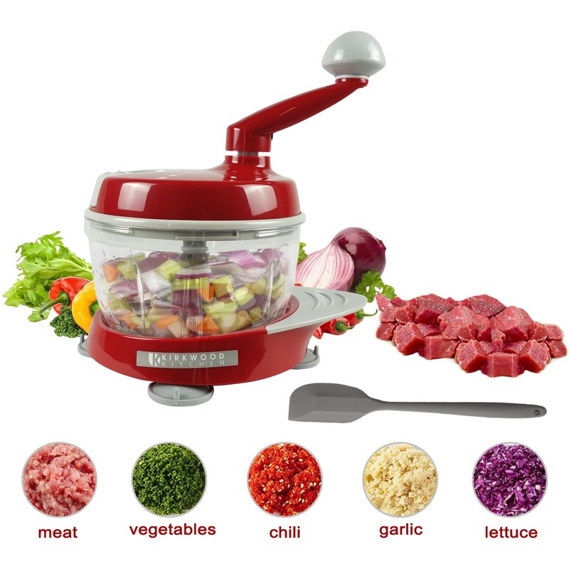 KIRKWOOD KITCHEN Multi-function Manual Food Processor Kitchen Meat Grinder Vegetable