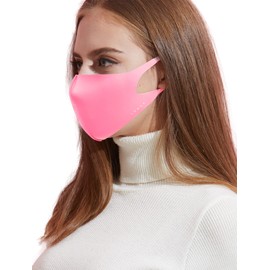 LOOKA | Protective Fashion Air Mask | Washable and Reusable | Comfortable | Logo Pink (Small Medium)