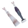 1 Pair Rabbit Ornament Innovative Resin Couple Rabbits Figurine Wedding