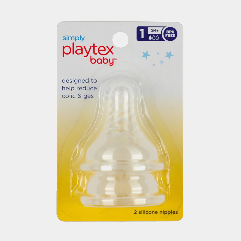 Playtex Baby Simply Playtex Replenishment Nipple, Fast Flow, 2 Count