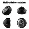 kucehiup 6.5 Inches Round Motorcycle LED Headlight with Brackets Assembly