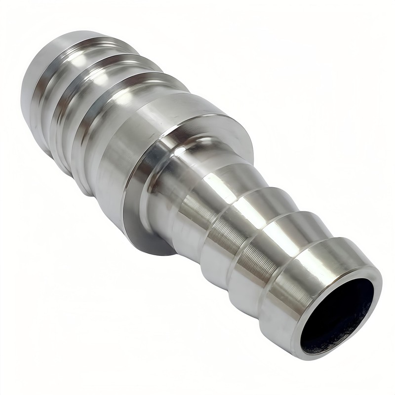 304 Stainless Steel Hose Barb Fitting Reducing Union 5/8" Barbed