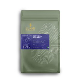 Luxmi Estates Butterfly Pea Flower Organic Blue Pea Flower Tea (50 Tea Bags) Caffeine Free Tea Bags