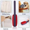 1PCS Double Sided 2 in 1 Velvet Clothes Brush for