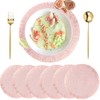 IcosaMro Pink Placemats Set of 6 for Dining Table, 15