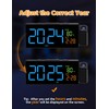 Netzu Projection Clock for Bedroom Ceiling, Alarm Clocks with 180°