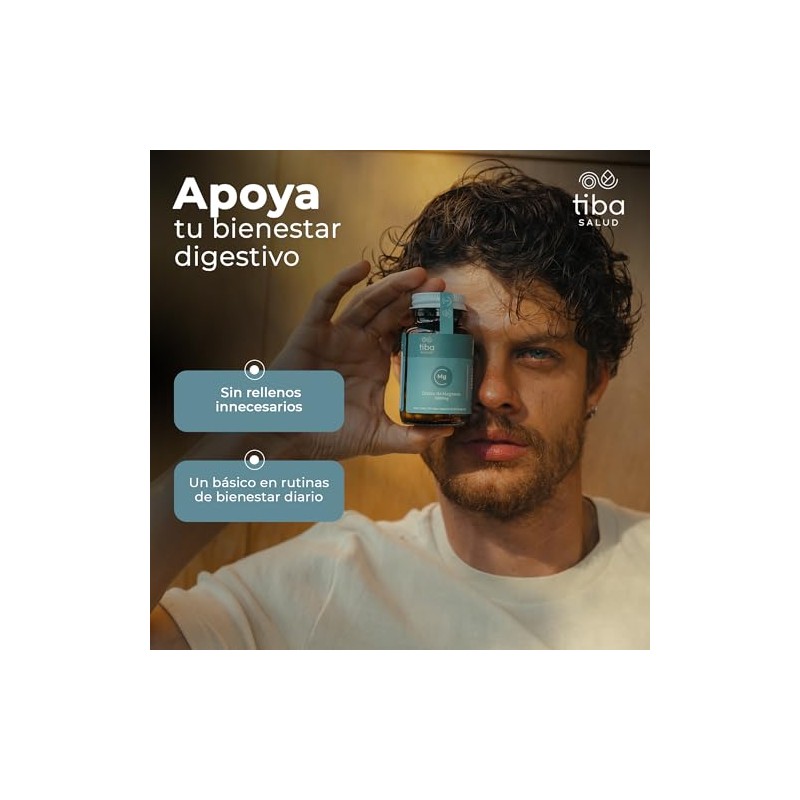 Citrato de Magnesio 500 mg Descanso y Calma TIBA SALUD