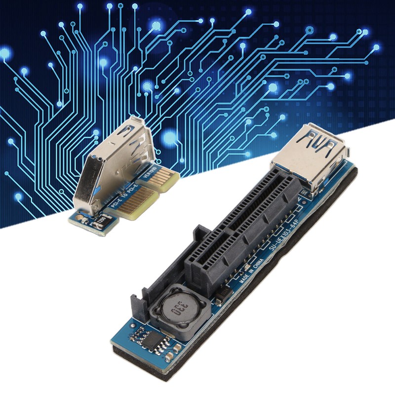 PCIE Extension Cable Integrated Power Supply Gold Plated Contacts Fine