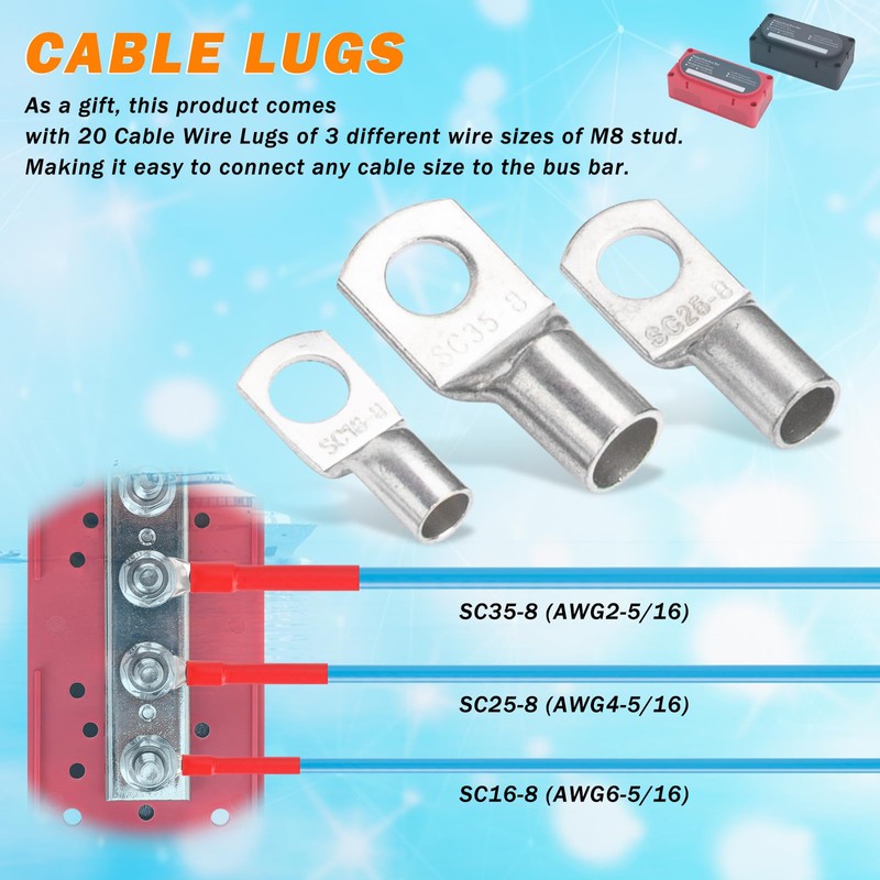 300A Heavy Duty Module Bus BAR 12V 24V 48V DC
