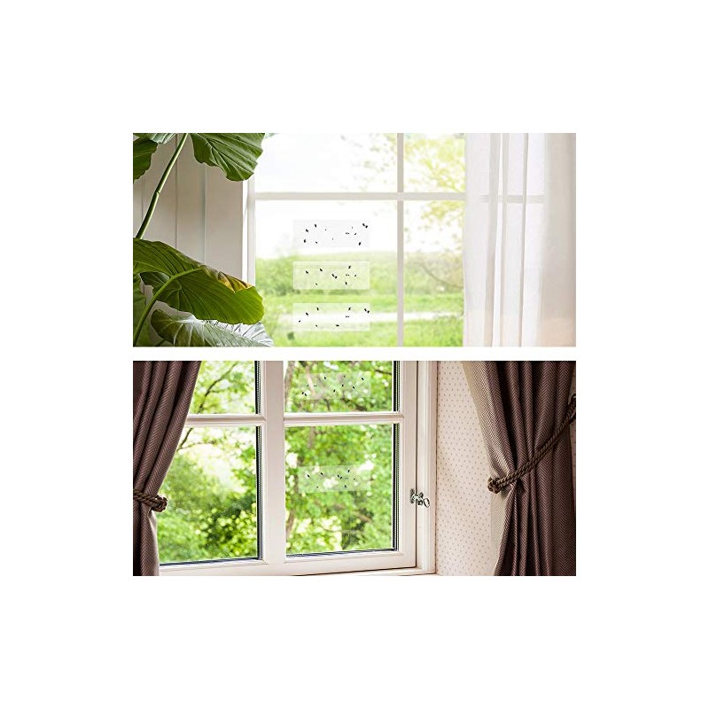 Kensizer 30-Pack Window Fly Traps - Eco-Friendly Indoor Insect Catcher