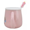 Ebros Gift Pastel Pink Whimsical Unicorn Rainbow Shooting Star Mug