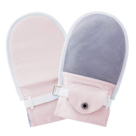 Bamboo Tiger Human Care Fudo Tebukuro No. 5, Pink, L, Pack of 2