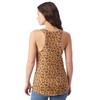 Alternative Women's Printed Meegs Racer Tank, Leopard, Large