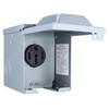 Miady 50 Amp 125/250 Volt RV Power Outlet Box, Enclosed