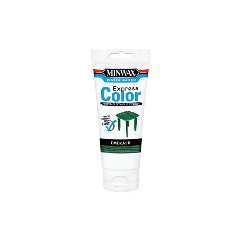 Minwax 308064444 Express Color Wiping Stain and Finish, Emerald