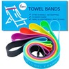 Towel Bands (6-Pack), Beach, Pool & Cruise Chairs, Extra Durable,