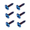 Dingtai 6pcs Titanium M4 M5 M6 15 17 20 25mm
