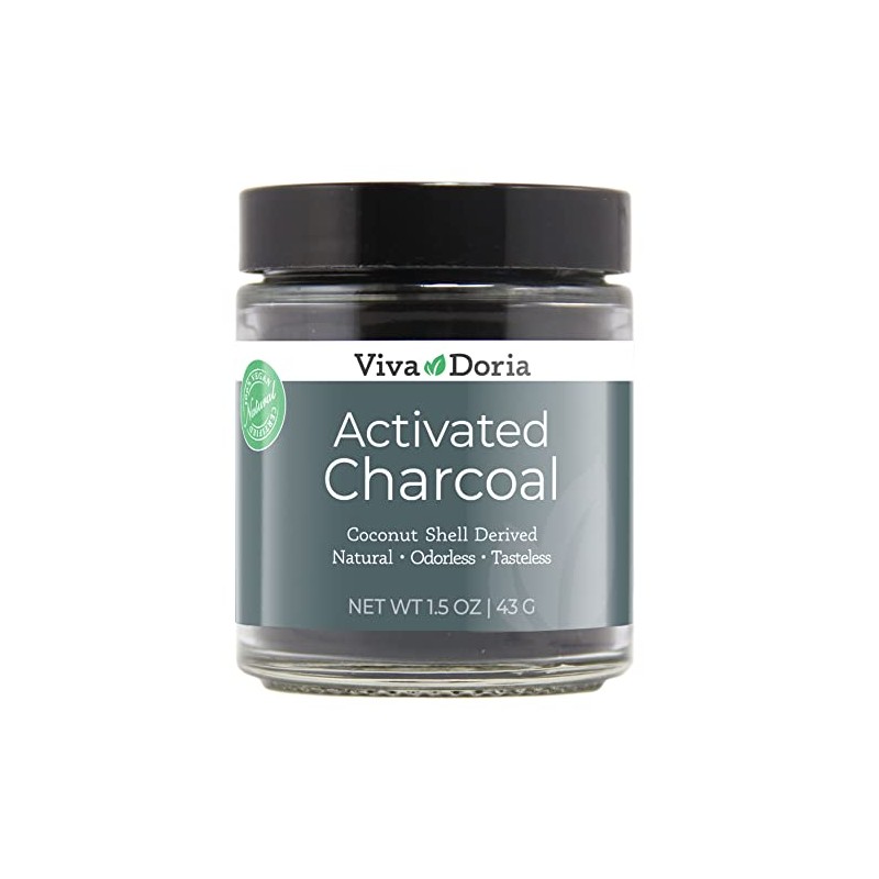 Viva Doria Virgin Activated Charcoal Powder, Coconut Shell Derived, Food