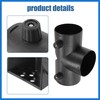 VekAuto 75mm Car Heater Warm 3 Way Elbow Pipe T
