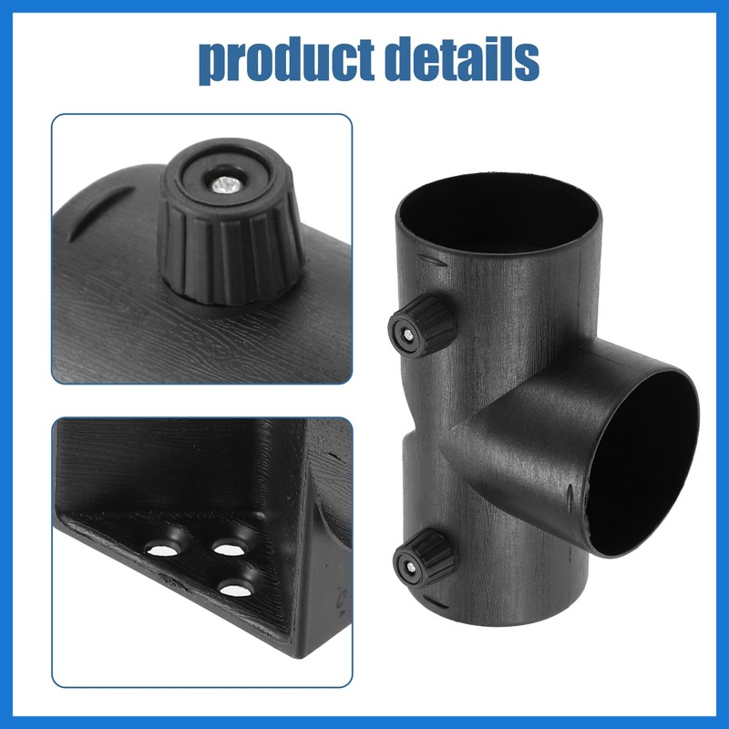 VekAuto 75mm Car Heater Warm 3 Way Elbow Pipe T