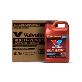 Valvoline Multi-Vehicle 50/50 Prediluted Ready-to-Use Antifreeze/Coolant 1 GA, Case of 6