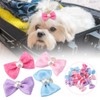 Zerodis 20pcs Dog Hair Bowknot, Pet Puppy Hair Rope Band