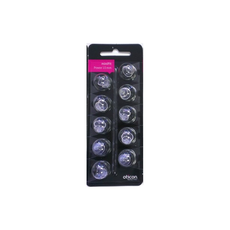 Oticon Replacement Domes for MiniRite Hearing Aids (10mm Power)