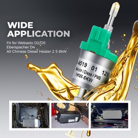 Low Noise 12v Diesel Heater Fuel Pump With Filter Function Electric Kit
